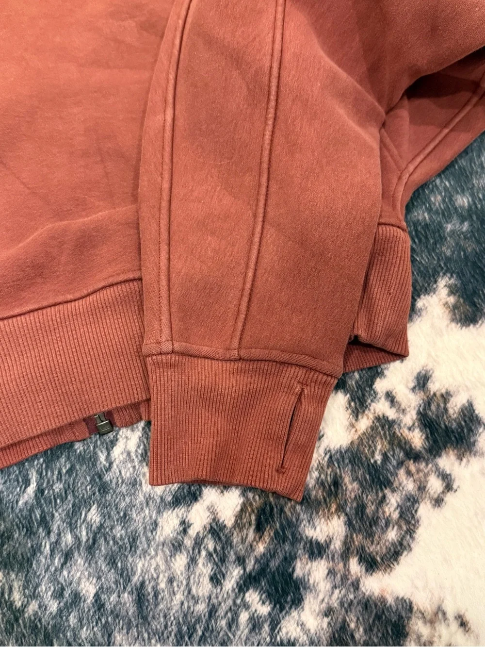 RARE COLOR Lululemon Women’s Crop Oversized Scuba Zip Up Hoodie